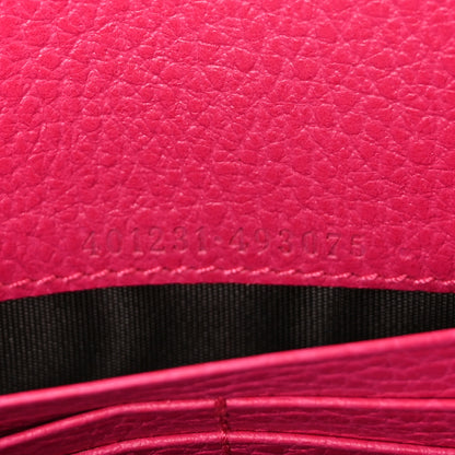 Gucci Dollar Calfskin Crystal Mini Dionysus Chain Wallet Box Pink 7 of 12