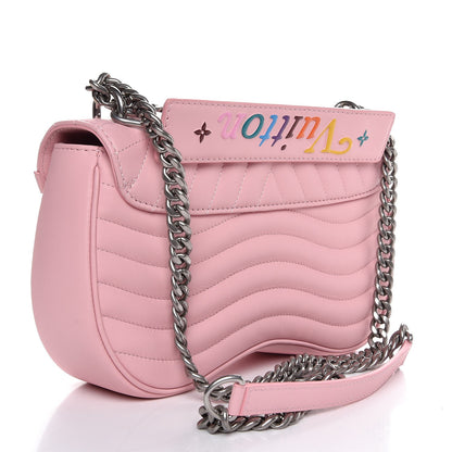 Louis Vuitton Calfskin New Wave Chain MM Rose Clair 4 of 8