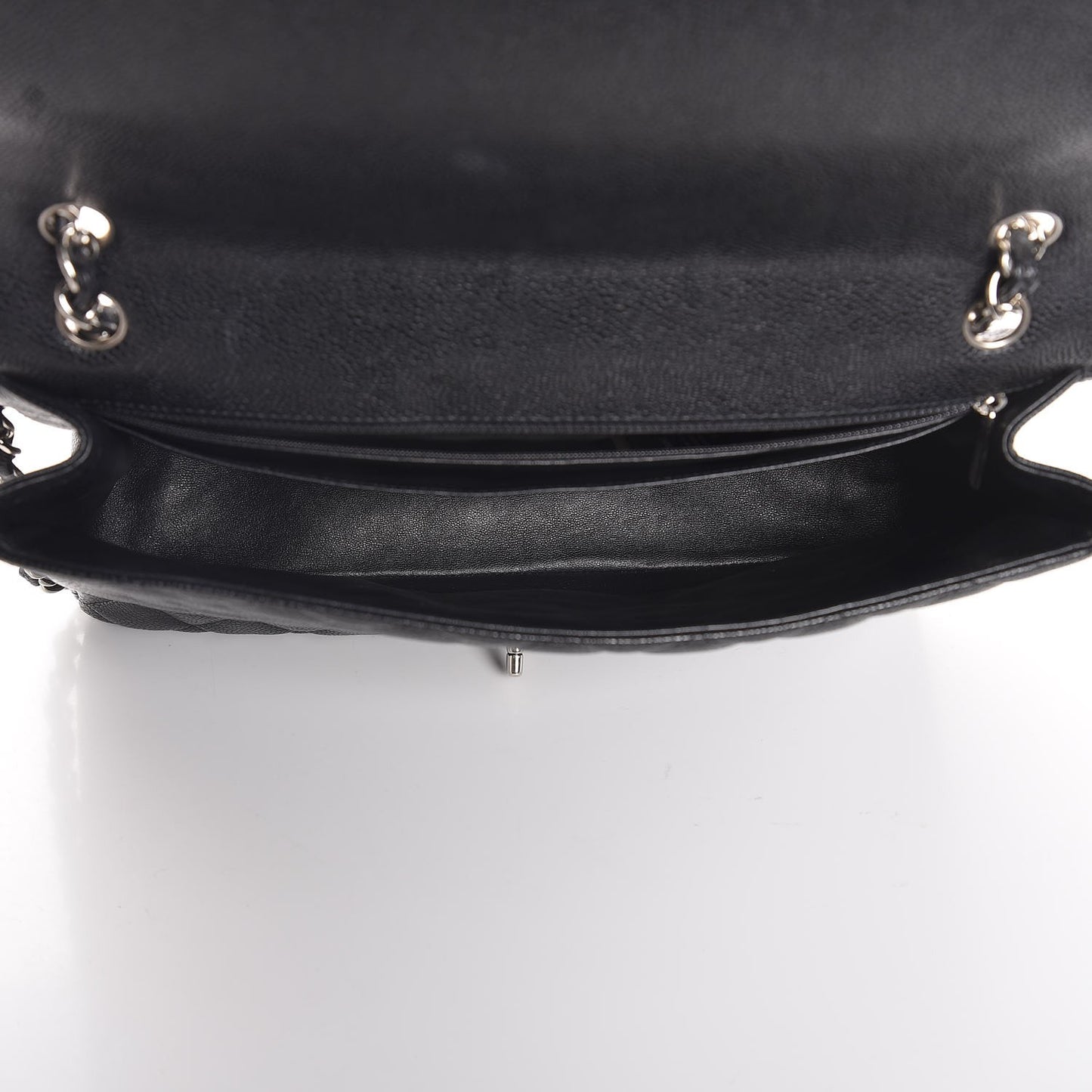 Caviar Quilted Maxi Single Flap Black