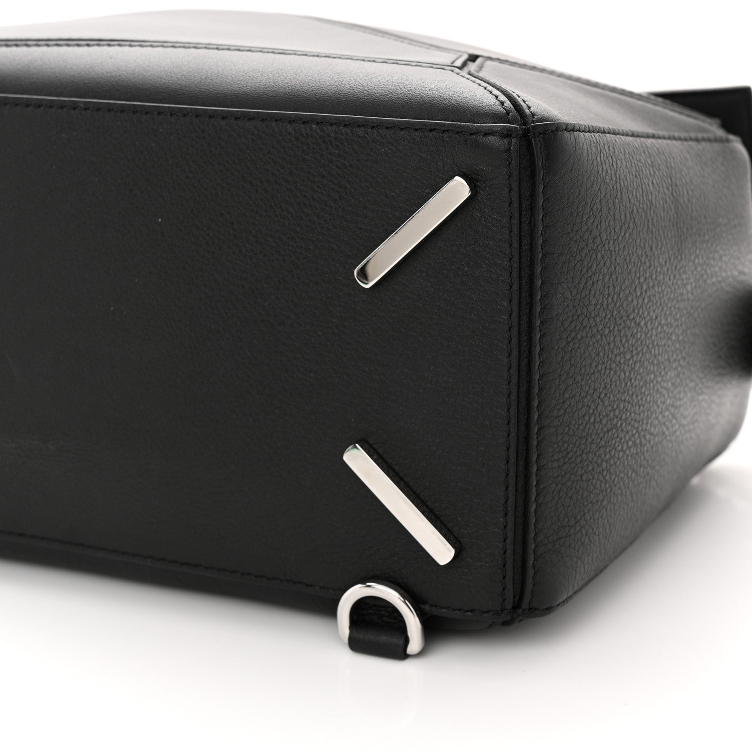 Loewe Calfskin Medium Puzzle Bag Black 9 of 9