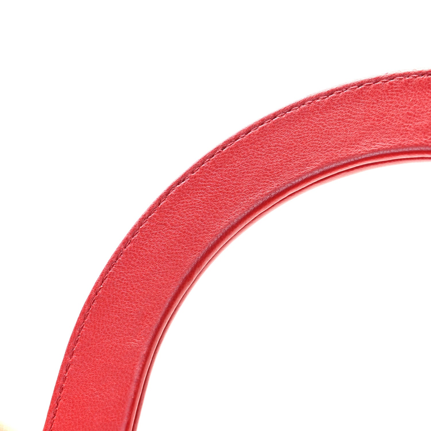 Christian Dior Lambskin Cannage Medium Lady Dior Red 21 of 22