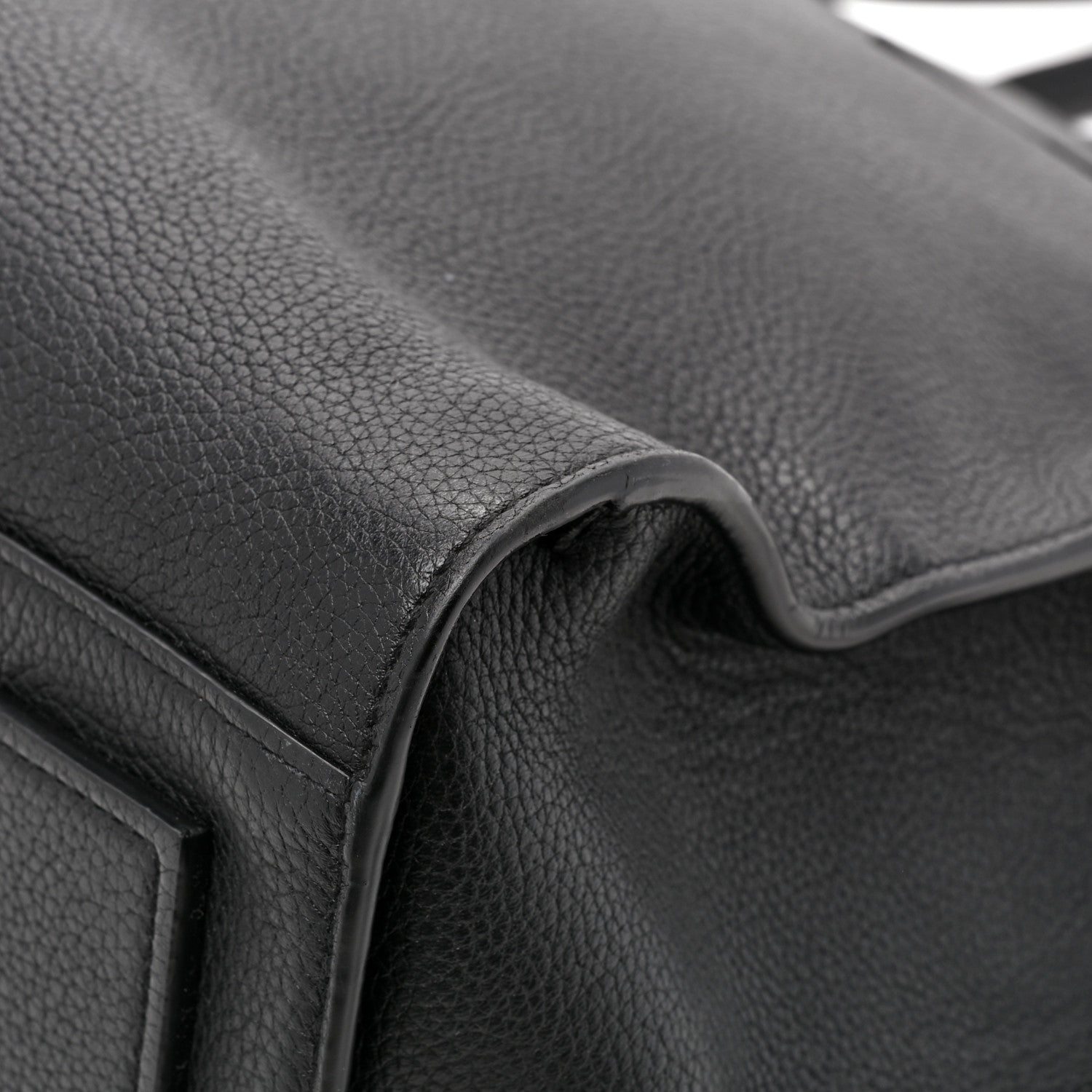 Saint Laurent Grained Calfskin Sac De Jour Souple North South Tote Black 11 of 13