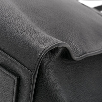 Saint Laurent Grained Calfskin Sac De Jour Souple North South Tote Black 11 of 13