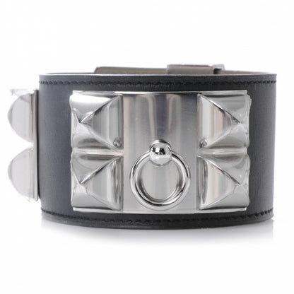 Hermes Chamonix Collier de Chien CDC Bracelet Black Small 1 of 6