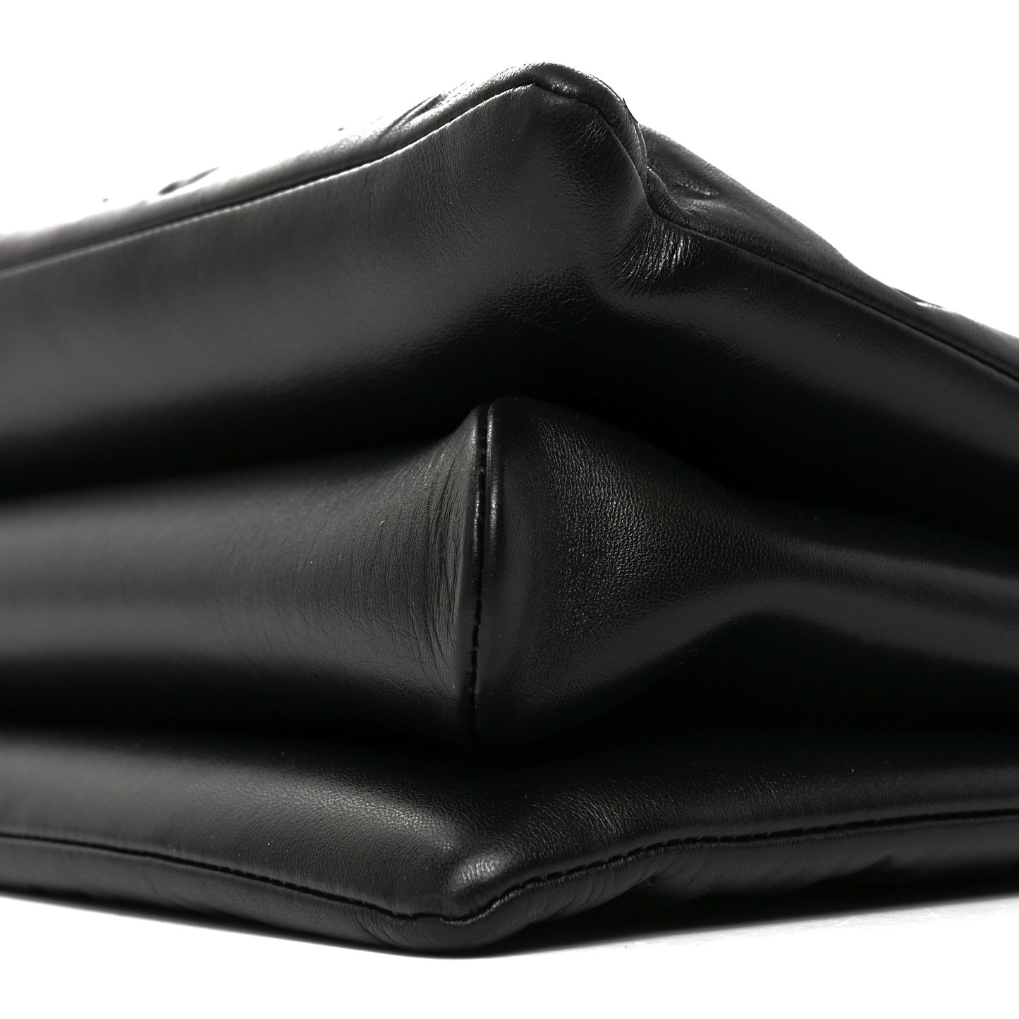 Lambskin Embossed Monogram Coussin MM Black