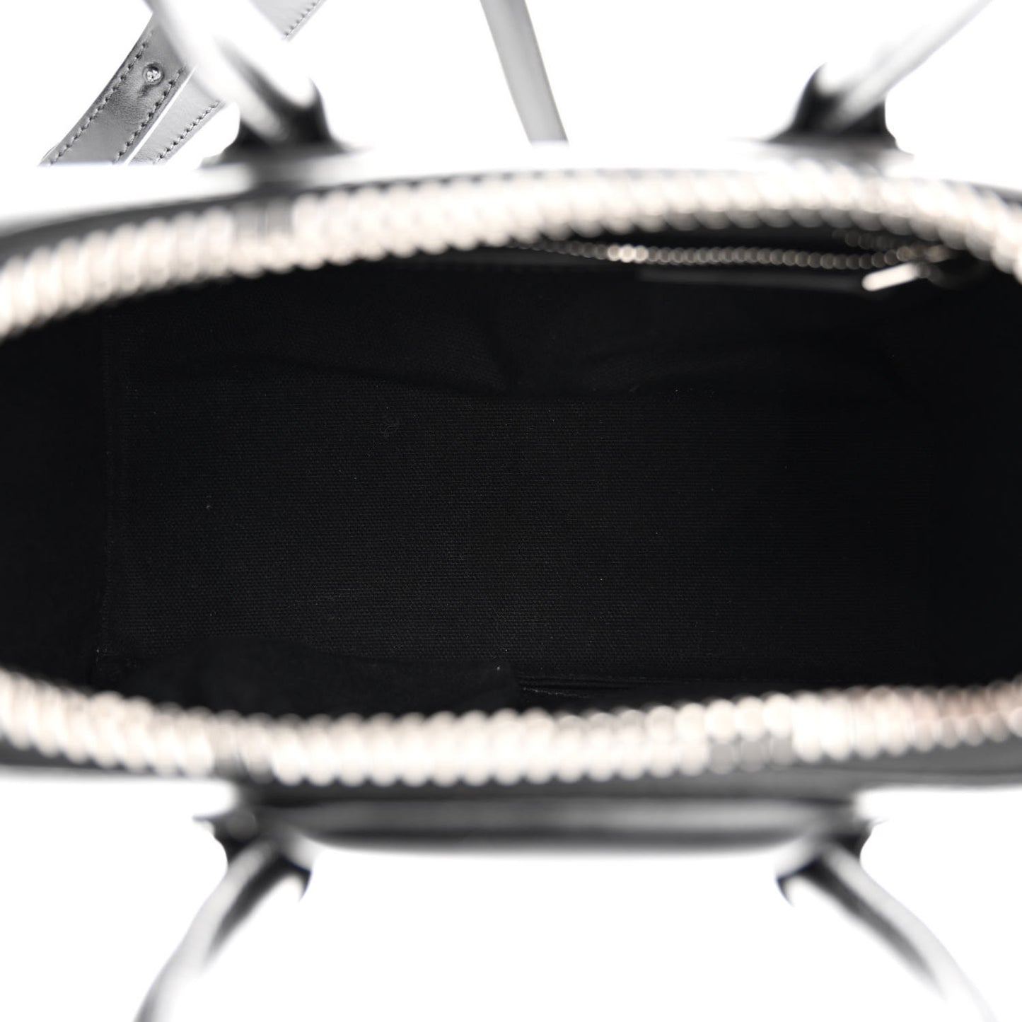 Shiny Lord Calfskin Mini Antigona Black