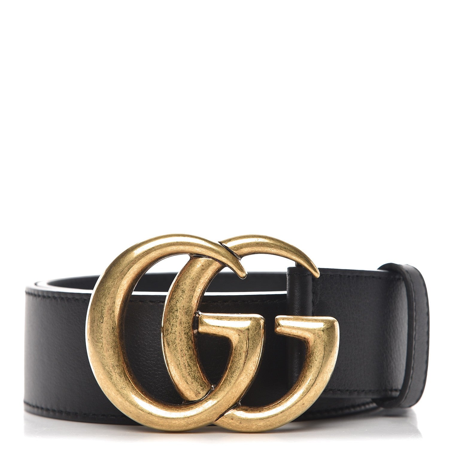 Gucci Calfskin Double G 40mm Belt 70 28 Black 1 of 5