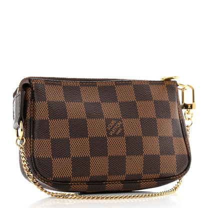 Louis Vuitton LOUIS VUITTON Damier Ebene Mini Pochette Accessories 3 of 8