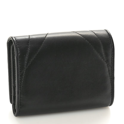 Dolce & Gabbana DOLCE GABBANA Nappa Quilted Small Devotion Continental Wallet Black 3 of 8