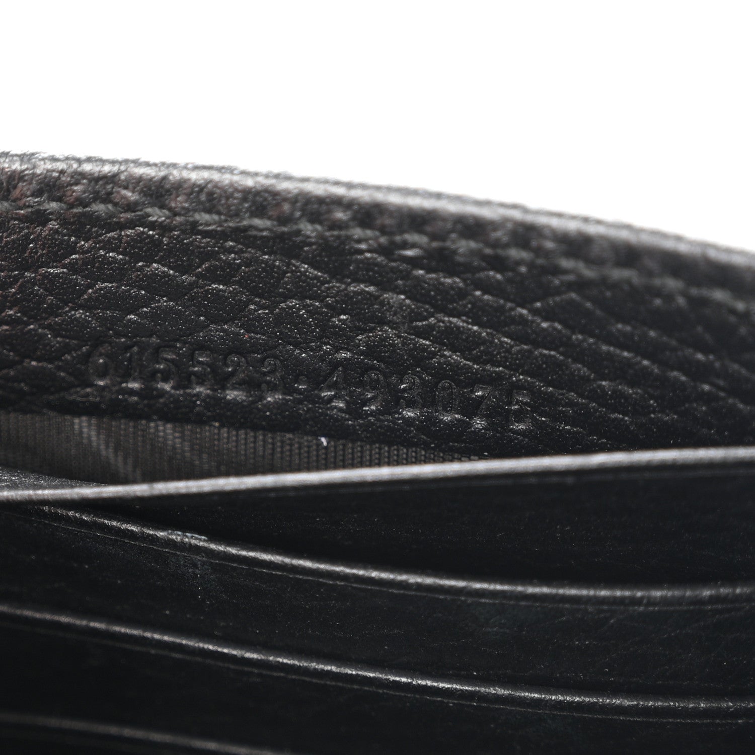 Gucci Dollar Calfskin Interlocking G Chain Wallet Black 7 of 10