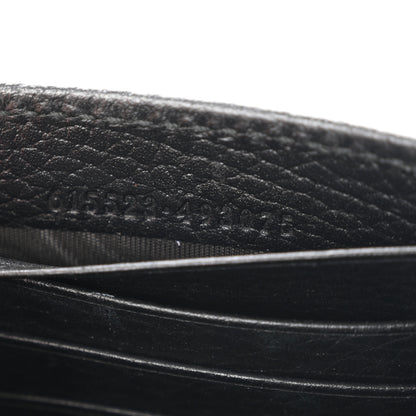 Gucci Dollar Calfskin Interlocking G Chain Wallet Black 7 of 10