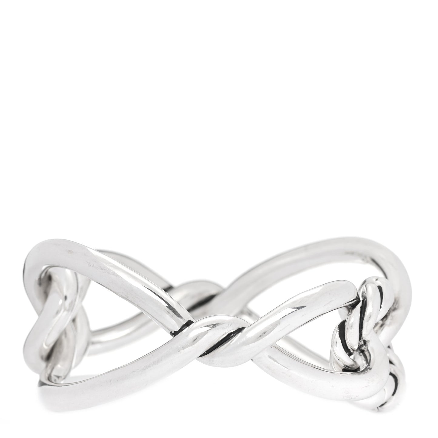 Sterling Silver 33mm Continuance Bold Bracelet
