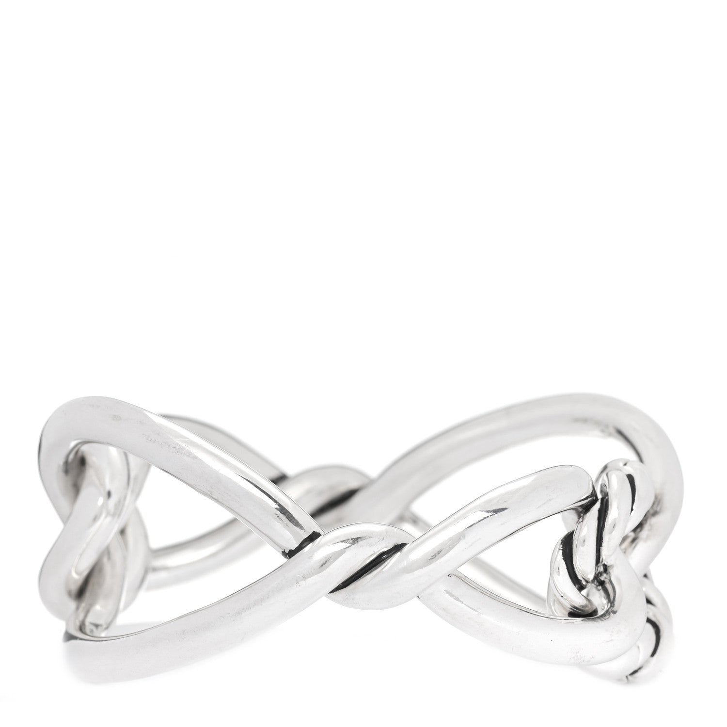 David Yurman Sterling Silver 33mm Continuance Bold Bracelet 3 of 4