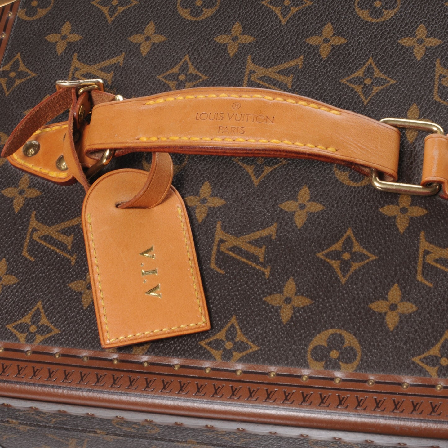 Monogram Boite Flacons Lozine Beauty Train Trunk Case