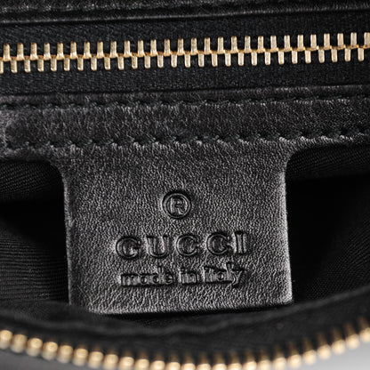 Gucci Calfskin Medium Horsebit Chain Hobo Black 5 of 7
