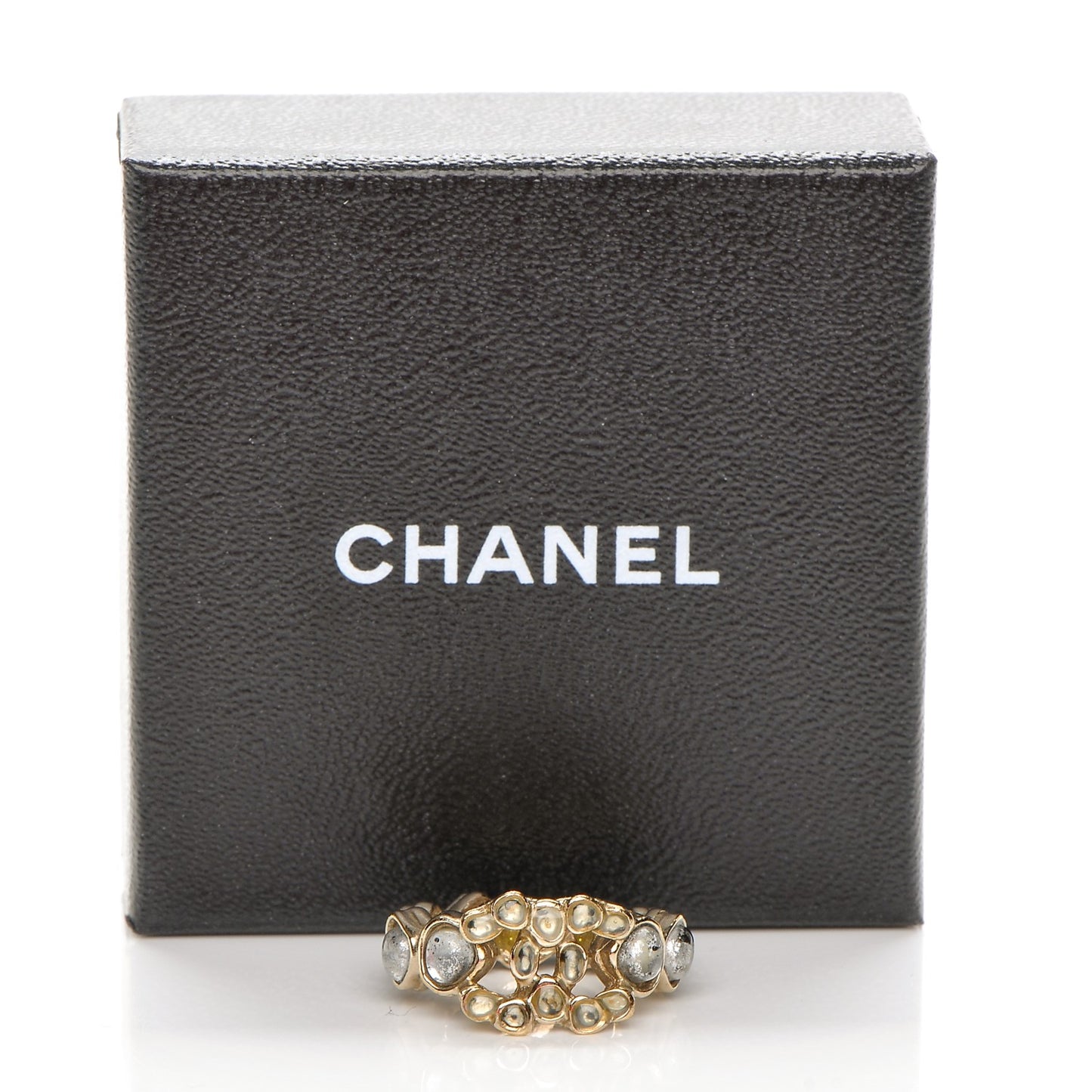Crystal CC Ring 6 Gold