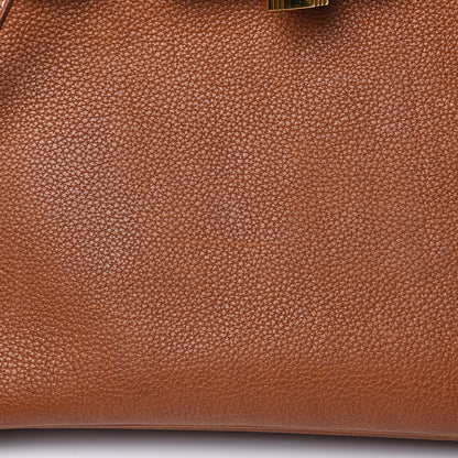 Hermes Natural Barenia Faubourg Birkin 30 Fauve 31 of 34