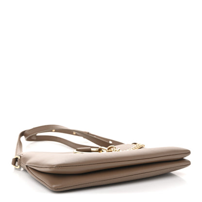 Chloe Supple Lambskin Small Faye Soft Zippered Shoulder Bag Neutral 7 of 19
