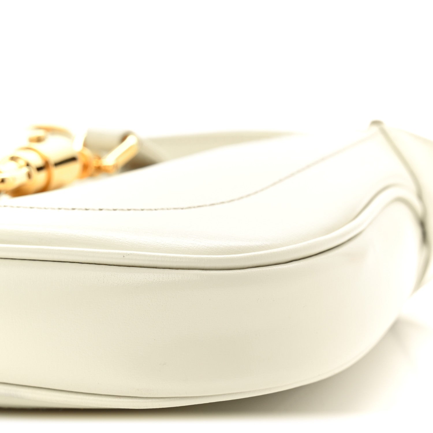 Gucci Boarded Dyana Lux Calfskin Mini Jackie 1961 Hobo Mystic White 10 of 10