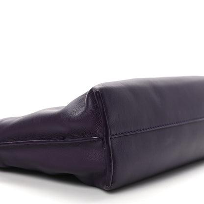 Loewe Calfskin Mini Flamenco Knot Clutch Prune 7 of 8