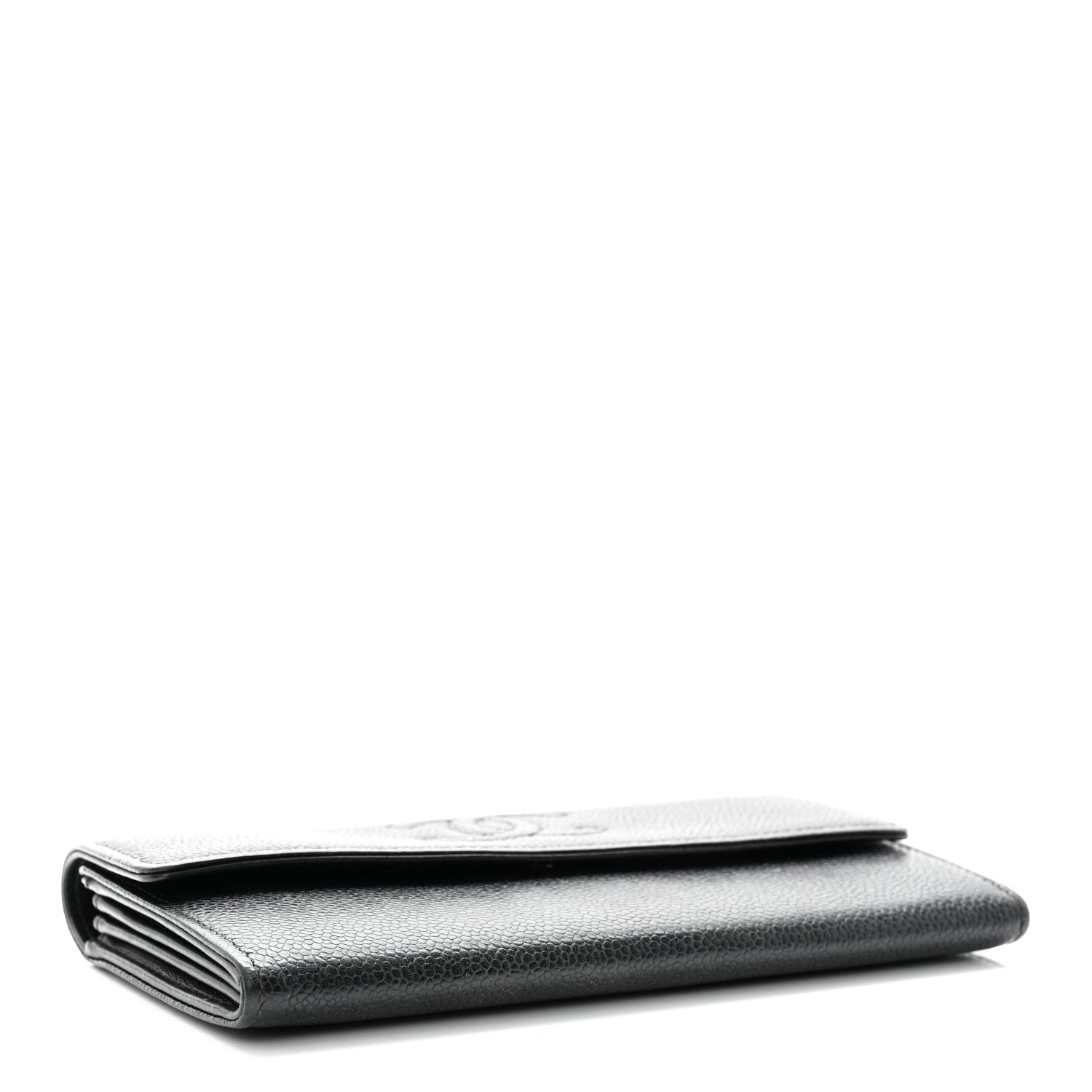 Chanel Caviar Timeless CC Large Gusset Flap Wallet Black 4 of 8