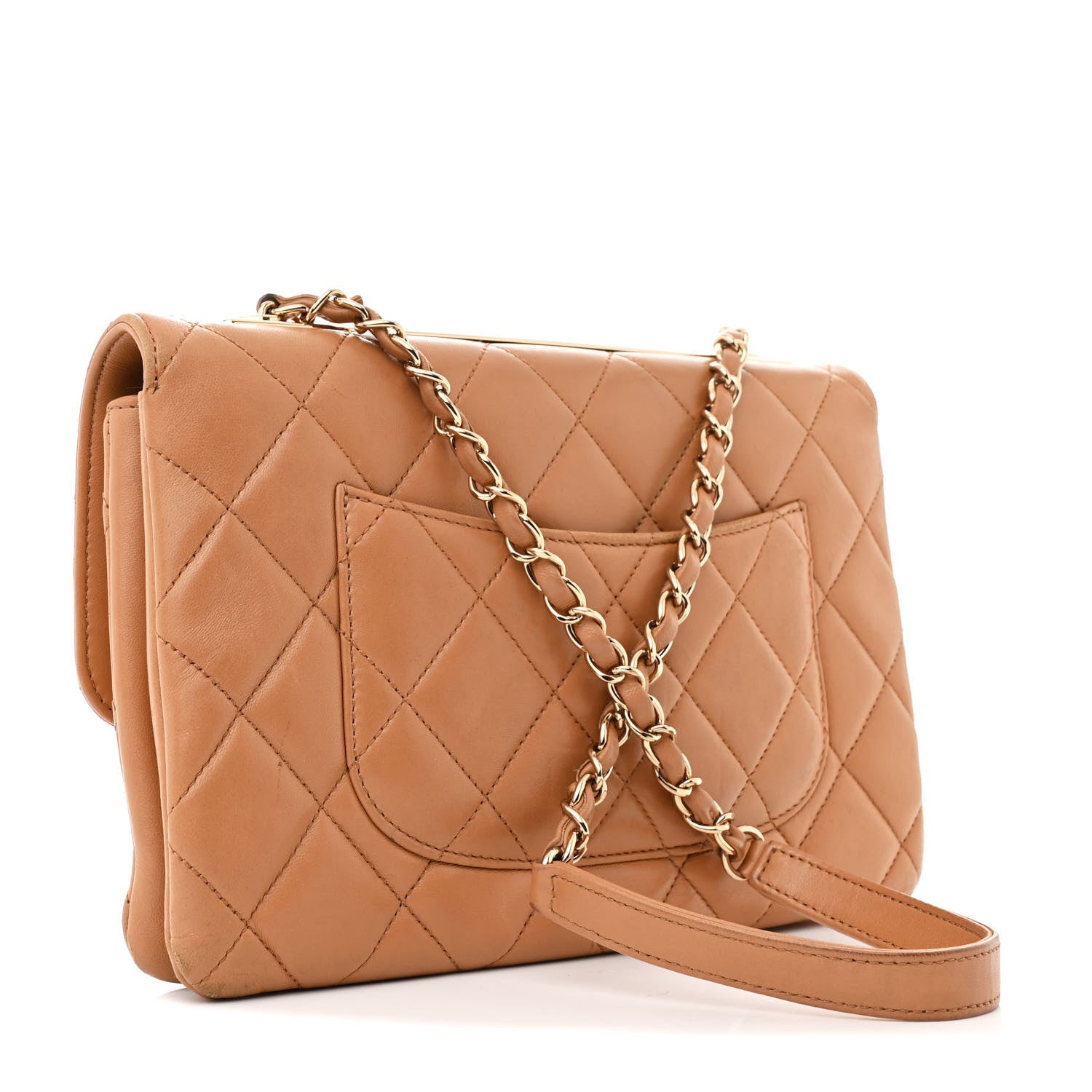 Chanel Lambskin Quilted Medium Trendy CC Flap Beige 3 of 13