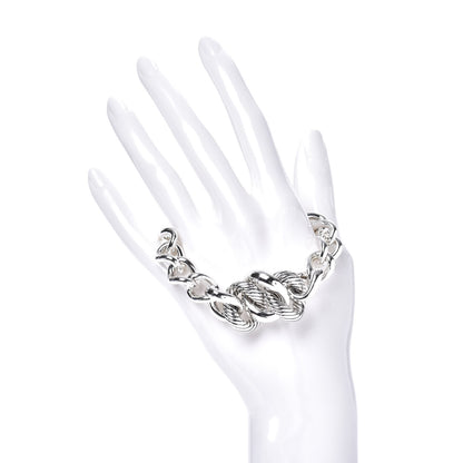 David Yurman Sterling Silver Graduated Curb Link Bracelet 2 of 4