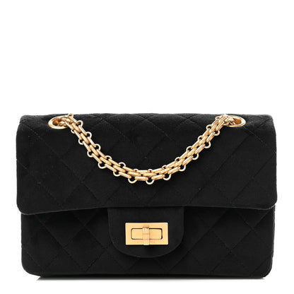 Chanel Velvet Quilted Mini 2.55 Reissue Flap Black 1 of 10