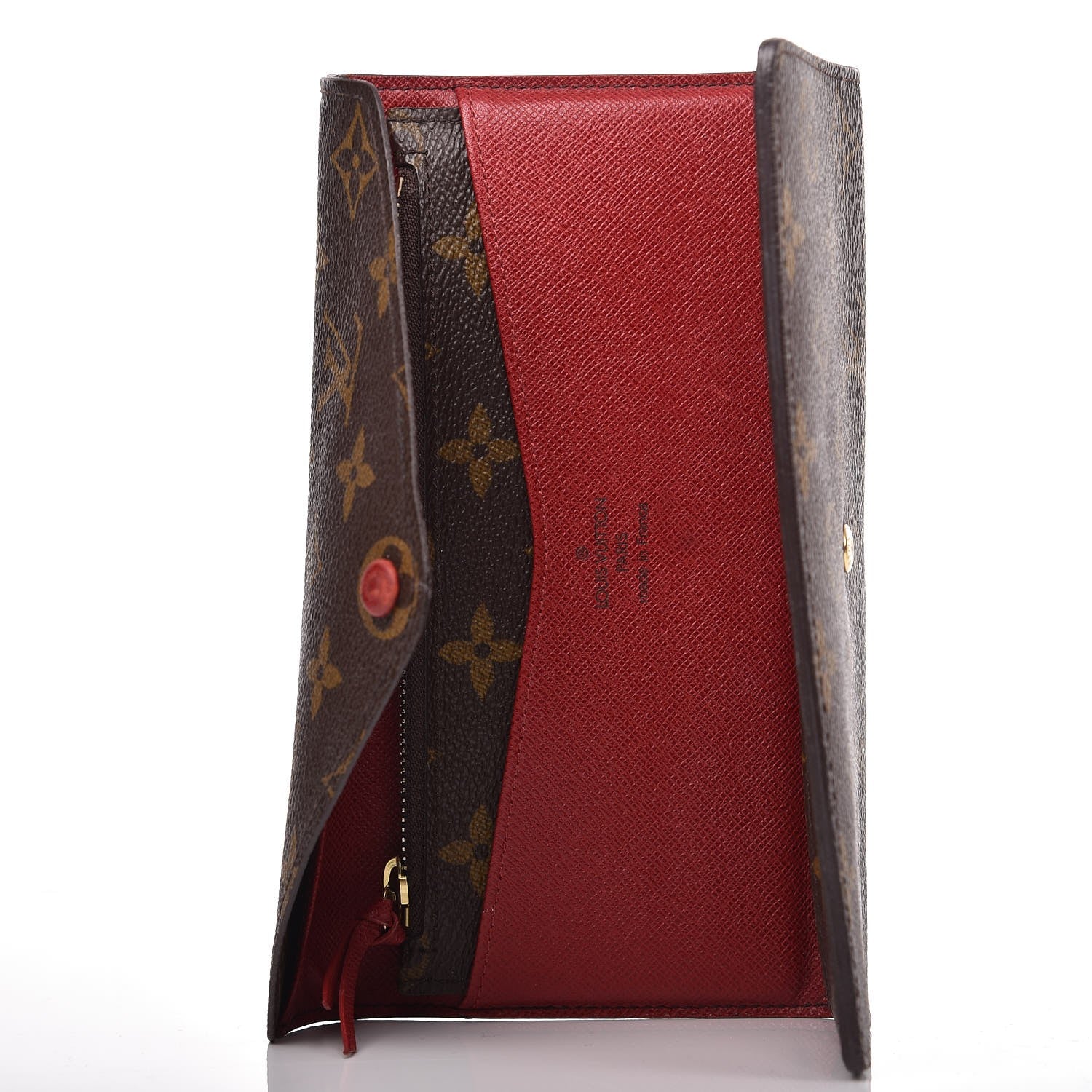 Louis Vuitton Monogram Josephine Wallet Red 5 of 13