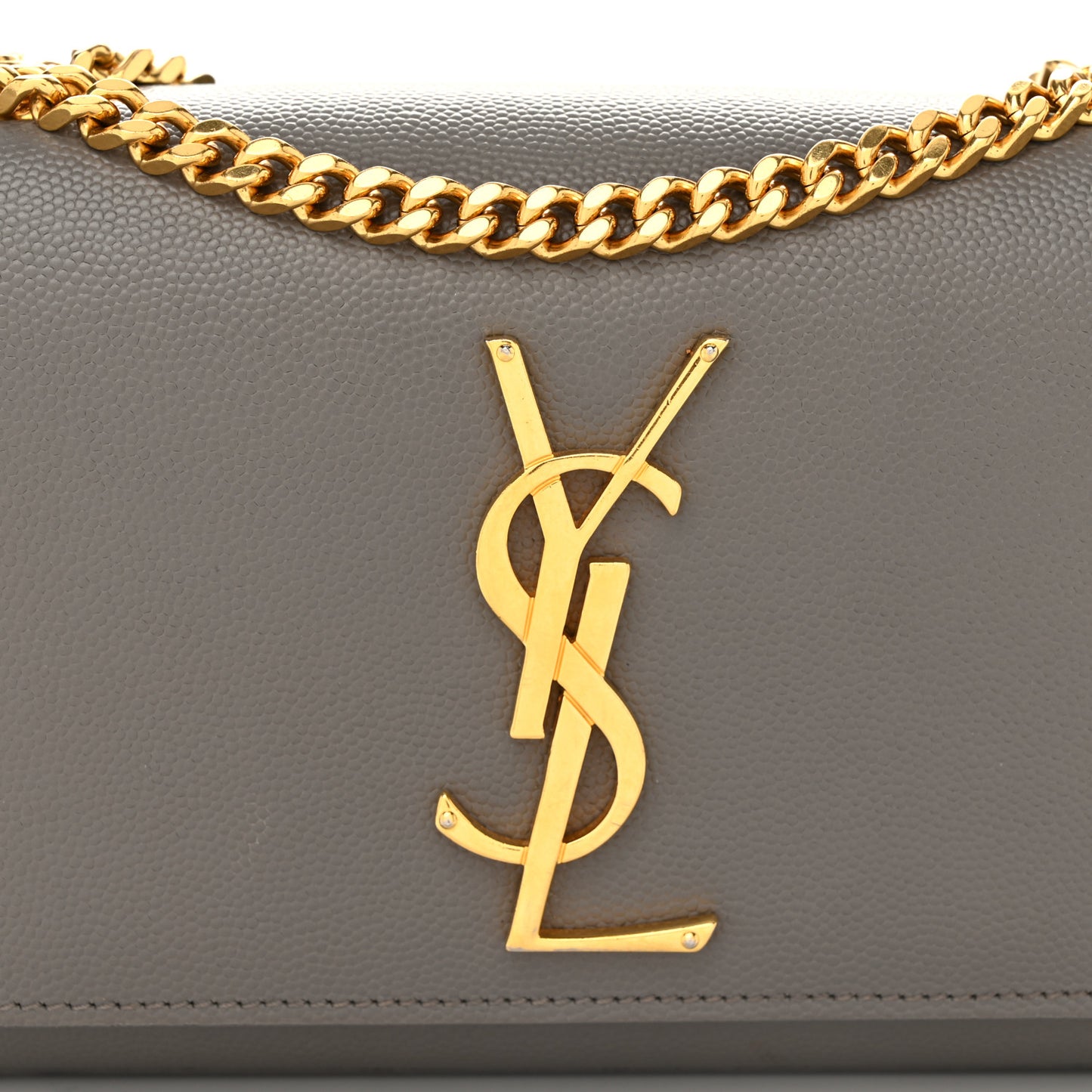 Grain De Poudre Small Monogram Kate Satchel Eather