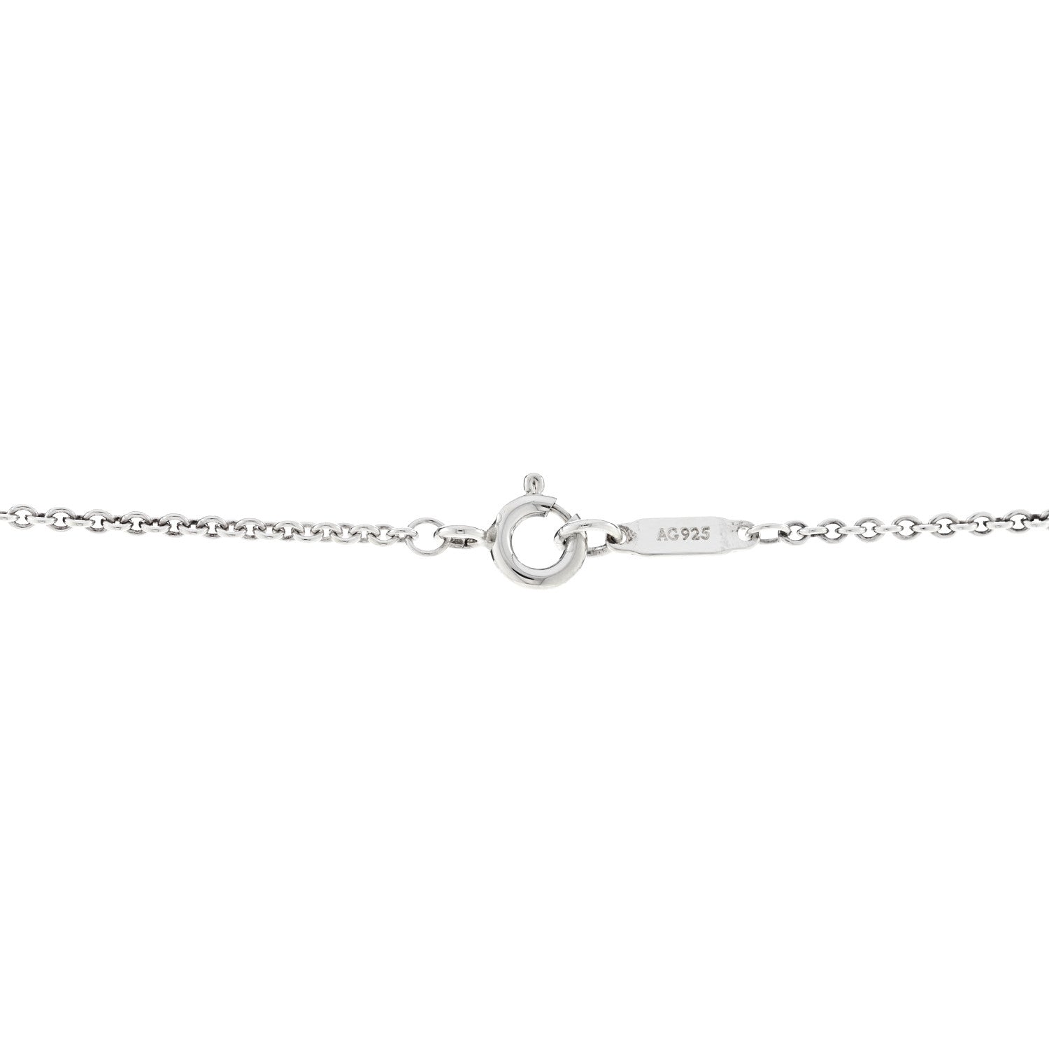 Tiffany Sterling Silver Sweet Nothings Envelope Necklace 5 of 9