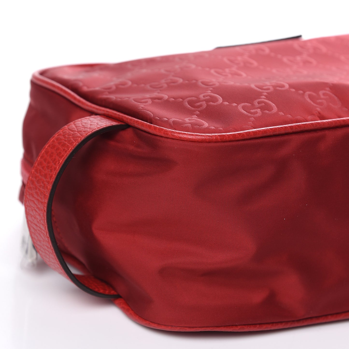 Nylon Monogram Dolmias Pouch Vibrant Red