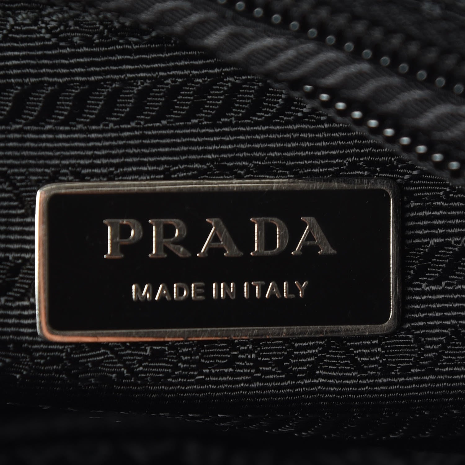 Prada Nylon Flat Messenger Bag Black 8 of 9
