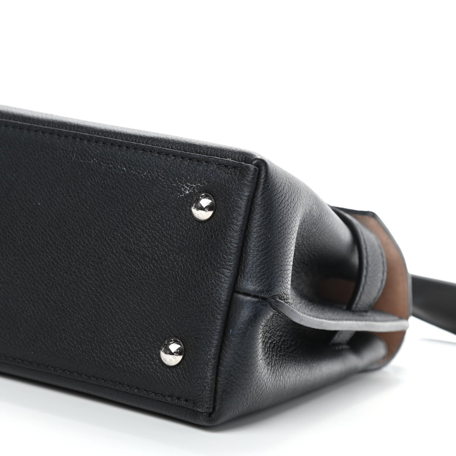 Louis Vuitton Calfskin Lockme Ever BB Black 10 of 15