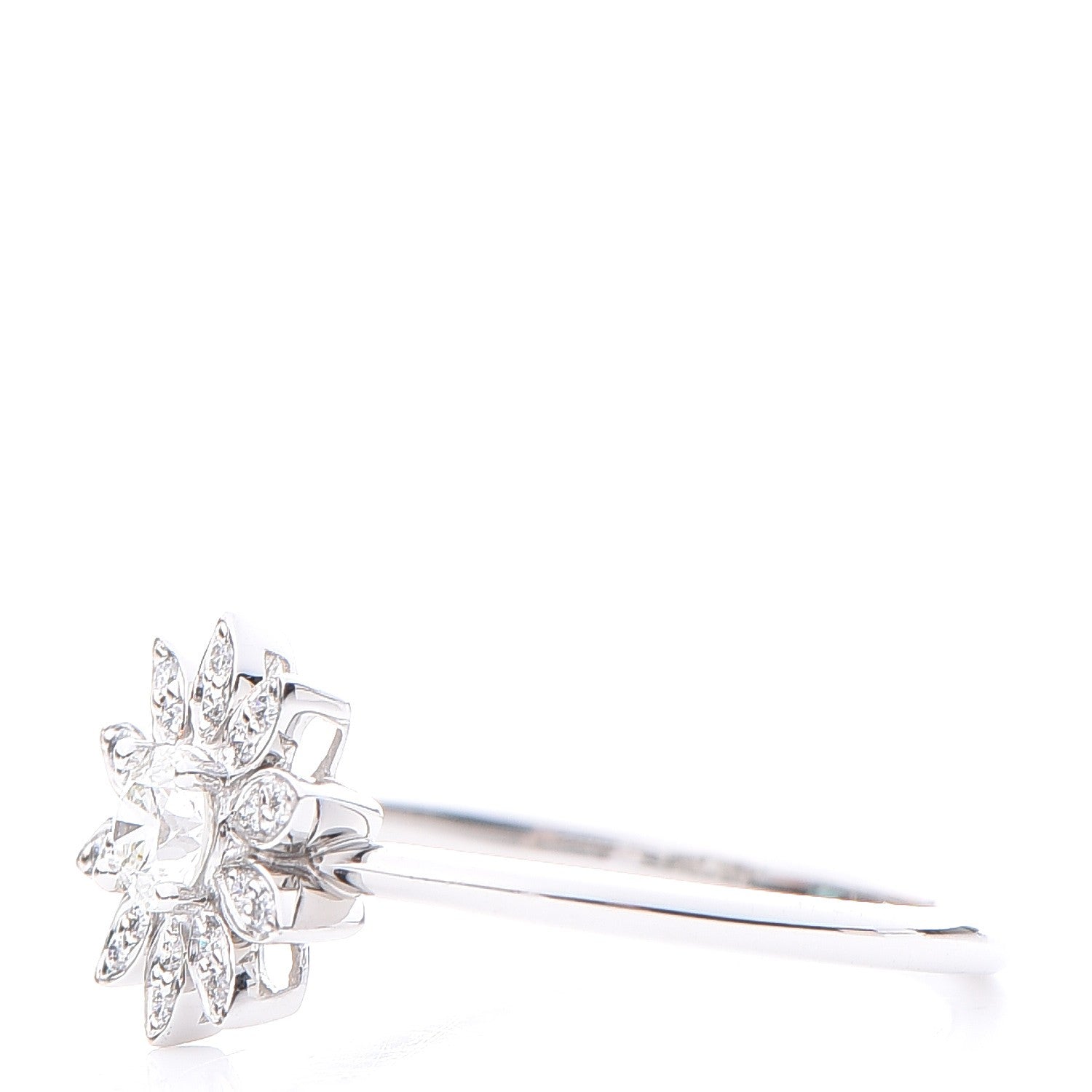 Tiffany Platinum Diamond Enchant Garden Flower Ring 51.9 6 3 of 8
