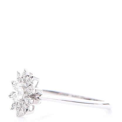 Tiffany Platinum Diamond Enchant Garden Flower Ring 51.9 6 3 of 8