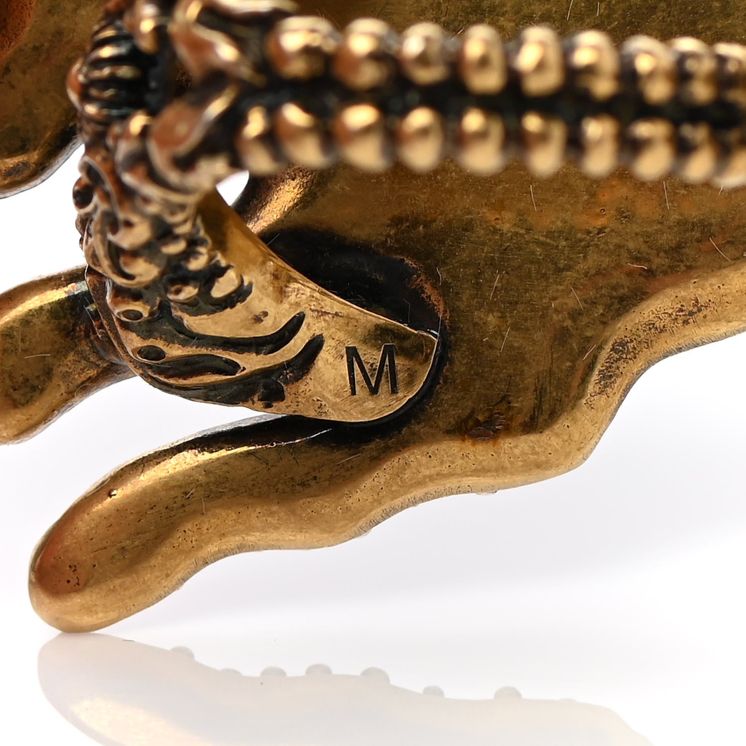 Gucci Crystal Tiger Multi-Finger Ring M Multicolor 7 of 8