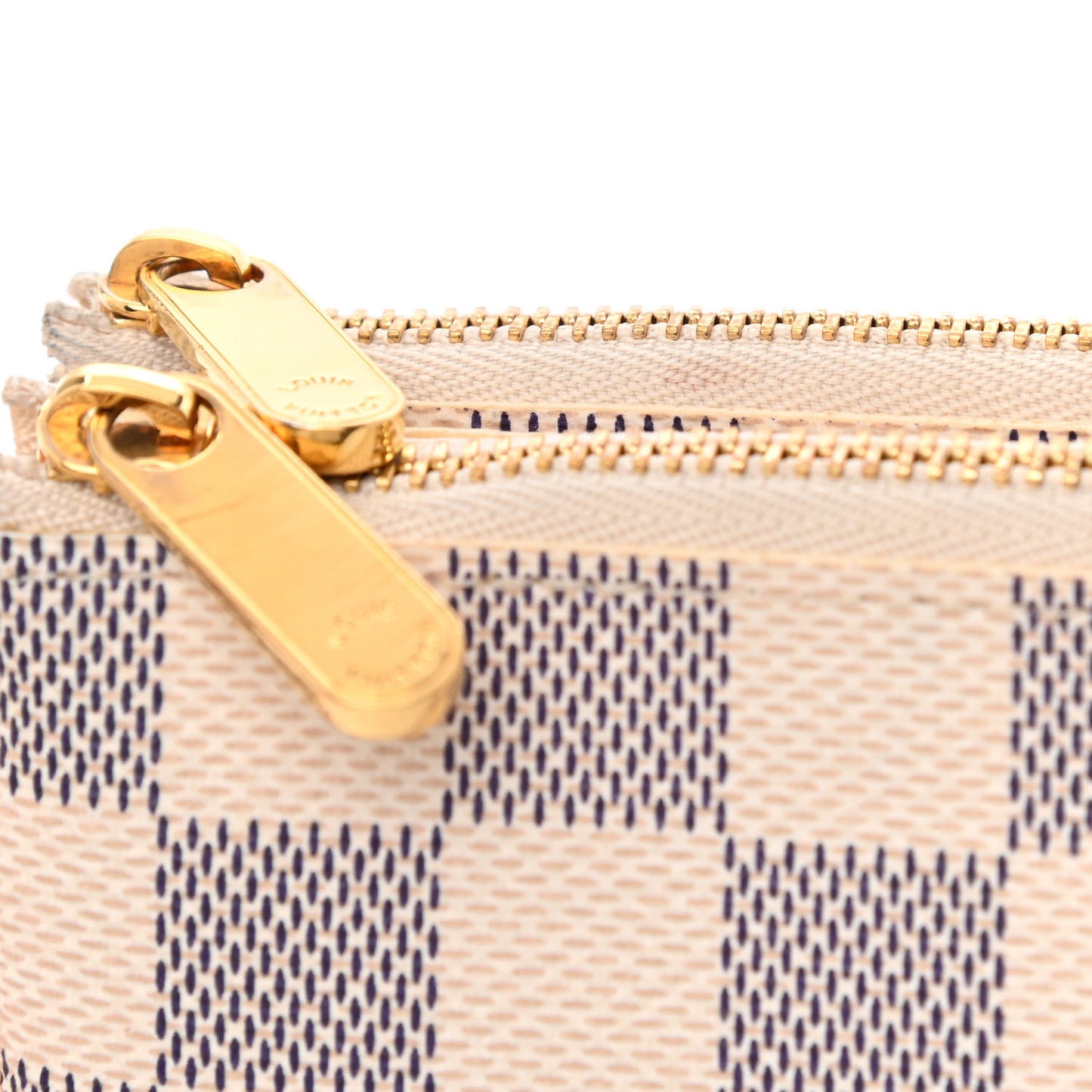 Damier Azur Double Zip Pochette