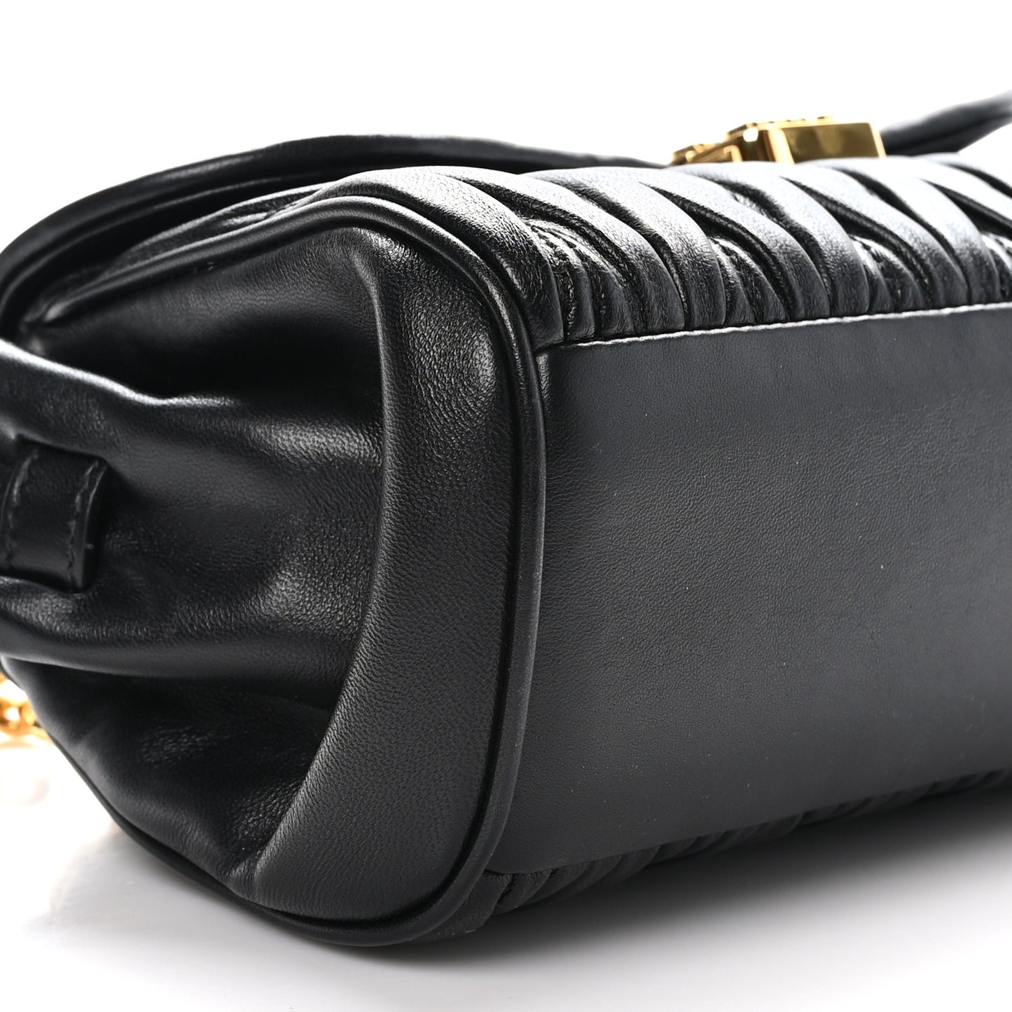 Nappa Matelasse Shoulder Bag Black