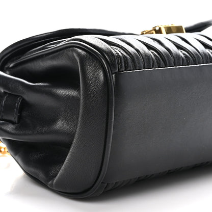 Miu Miu Nappa Matelasse Shoulder Bag Black 8 of 9