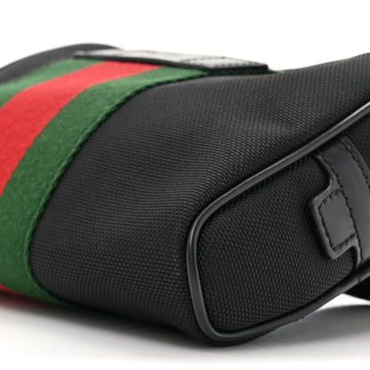 Gucci Canvas Web Slim Belt Bag Black 9 of 10