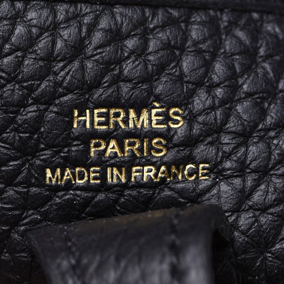 Hermes Taurillon Clemence Evelyne TPM Black 6 of 10