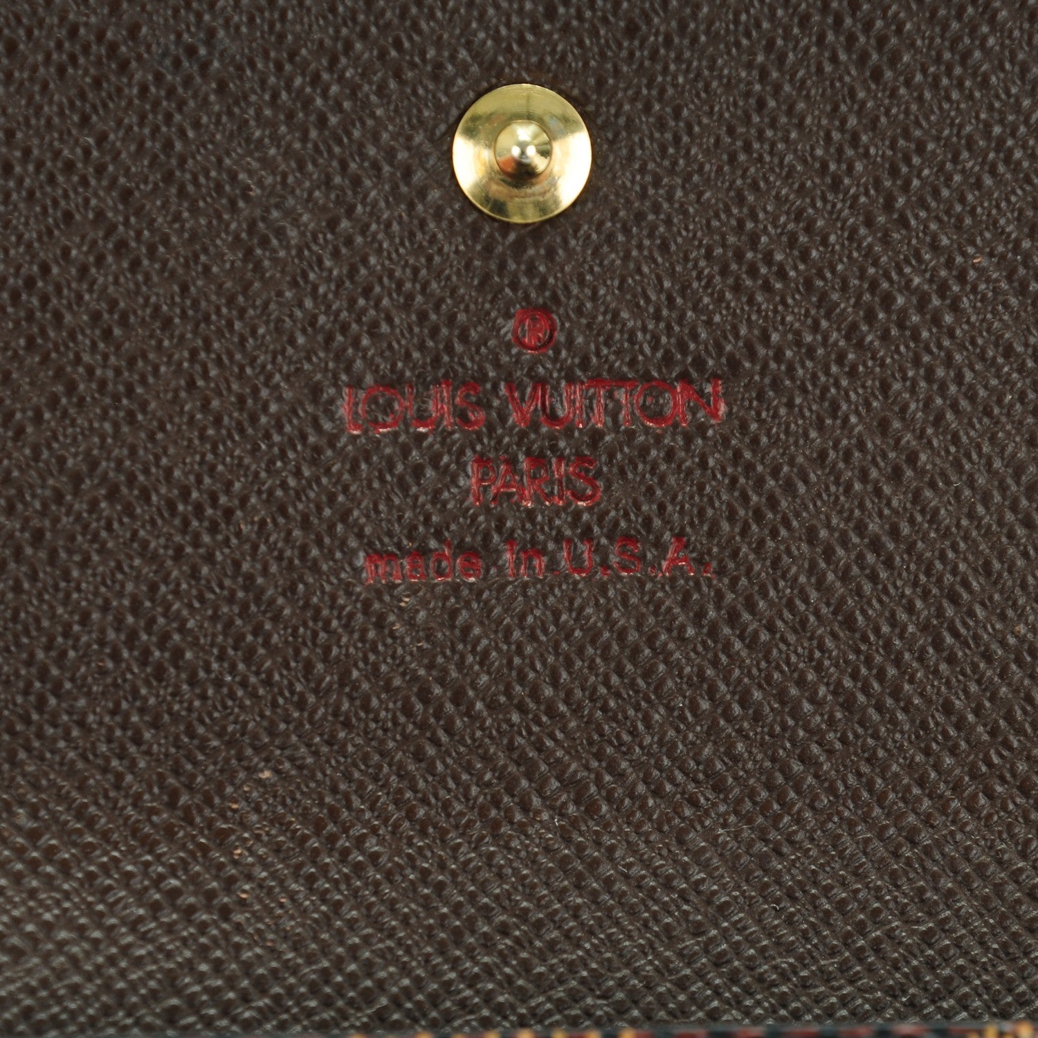 Louis Vuitton Damier Ebene Elise Wallet 6 of 6