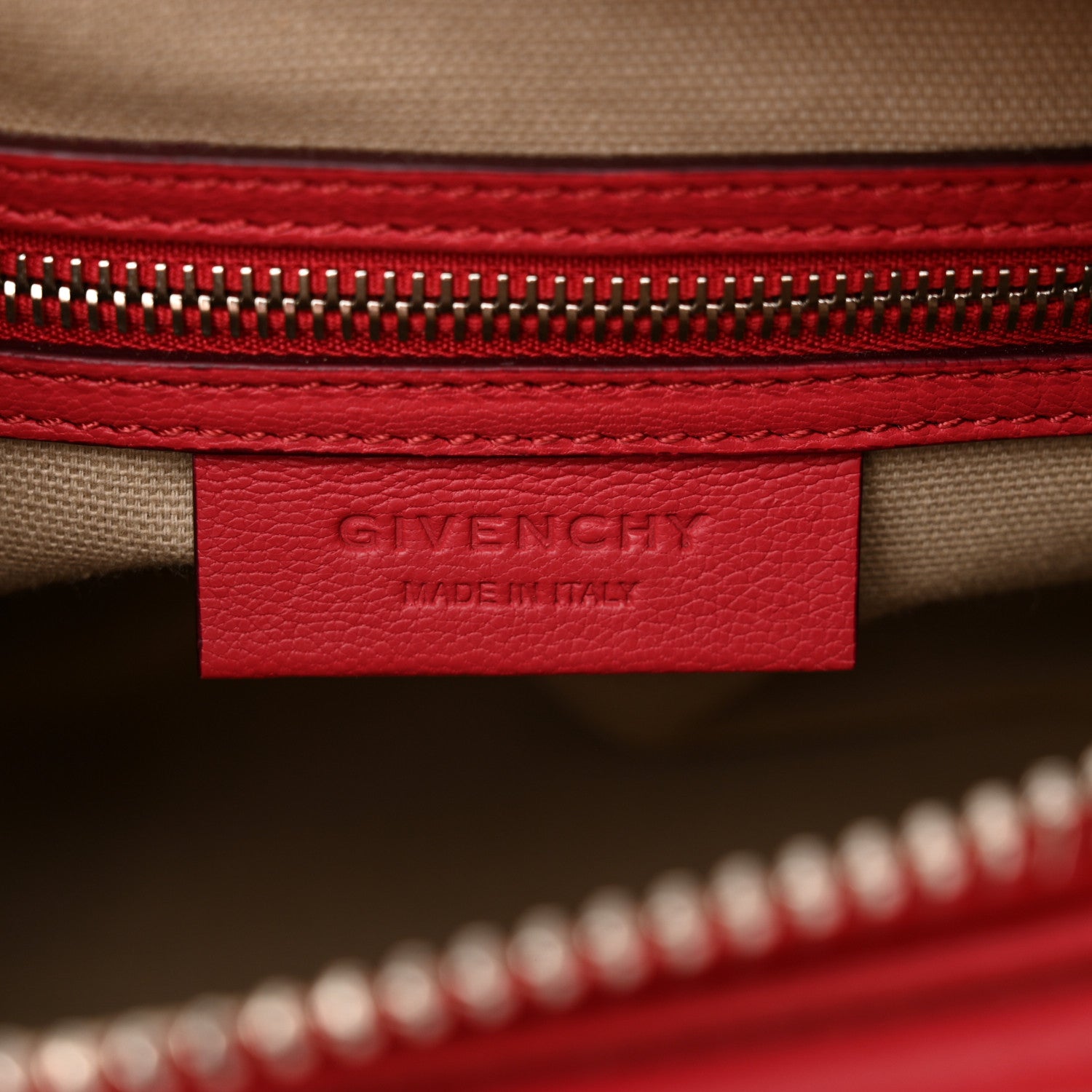 Givenchy Sugar Goatskin Mini Antigona Medium Red 5 of 12