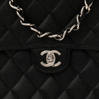 Chanel Caviar Quilted Jumbo Single Flap Black 8 of 10