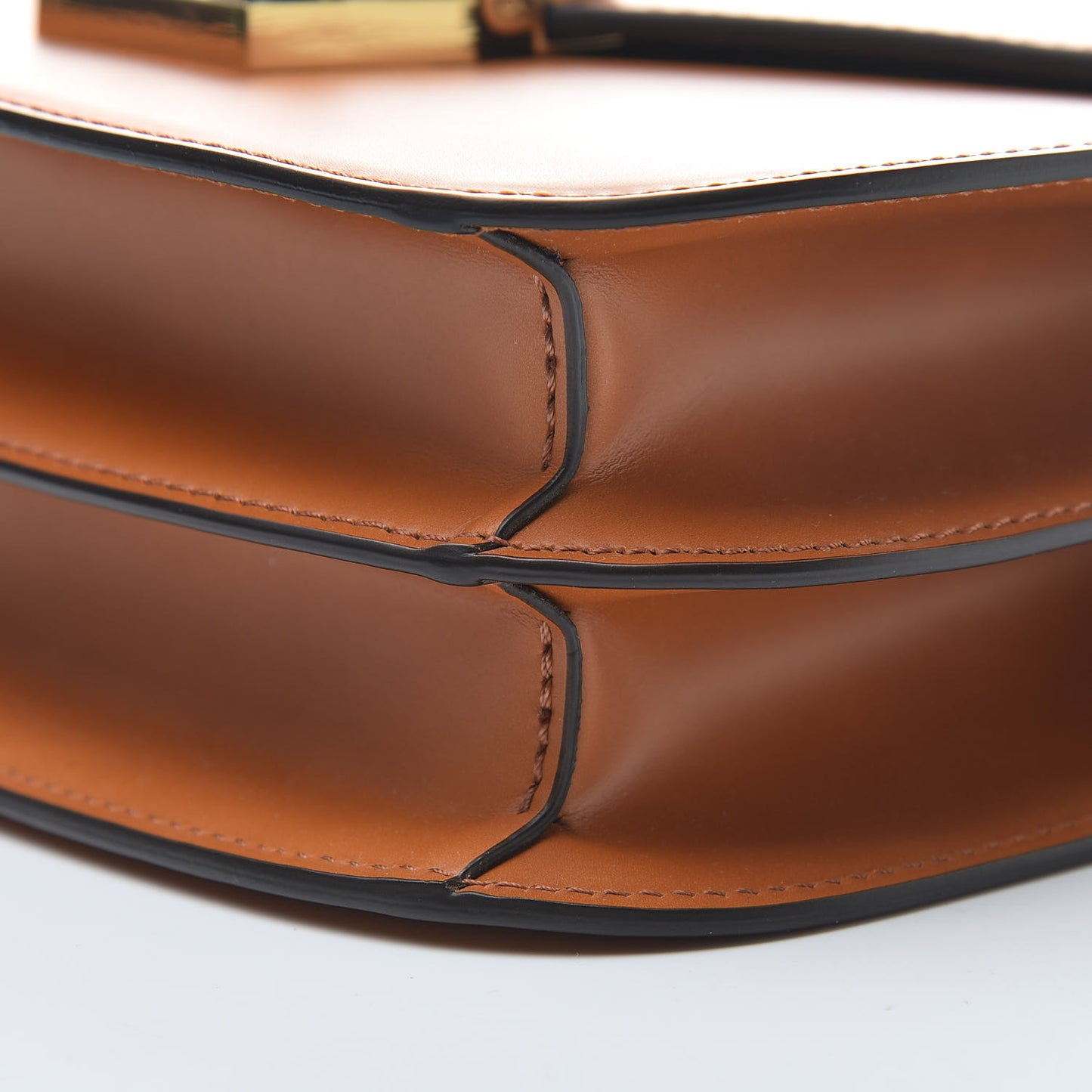 Calfskin Patricia Small Crossbody Bag Cognac