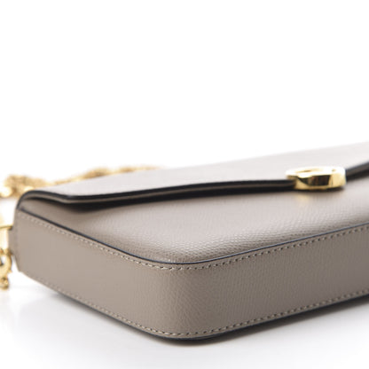 Fendi Vitello Cruise F is Fendi Envelope Wallet on Chain with Pouches Tortora 6 of 10