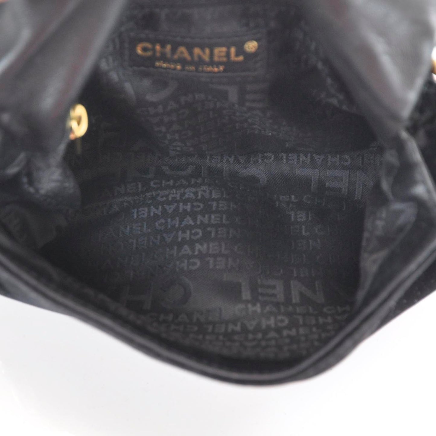 Velvet Shoulder Bag Black