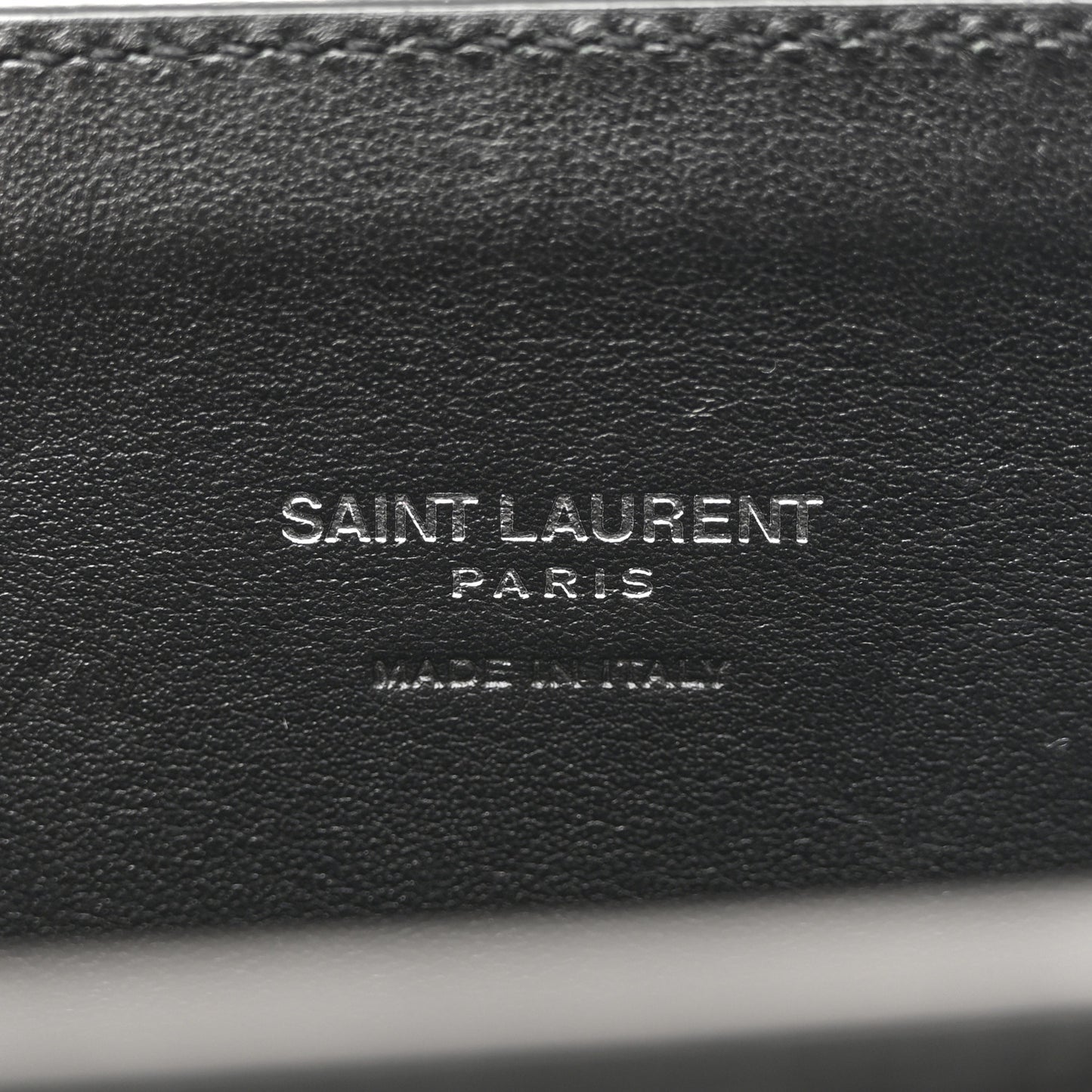 Calfskin Crocodile Embossed Nano Sac De Jour Black