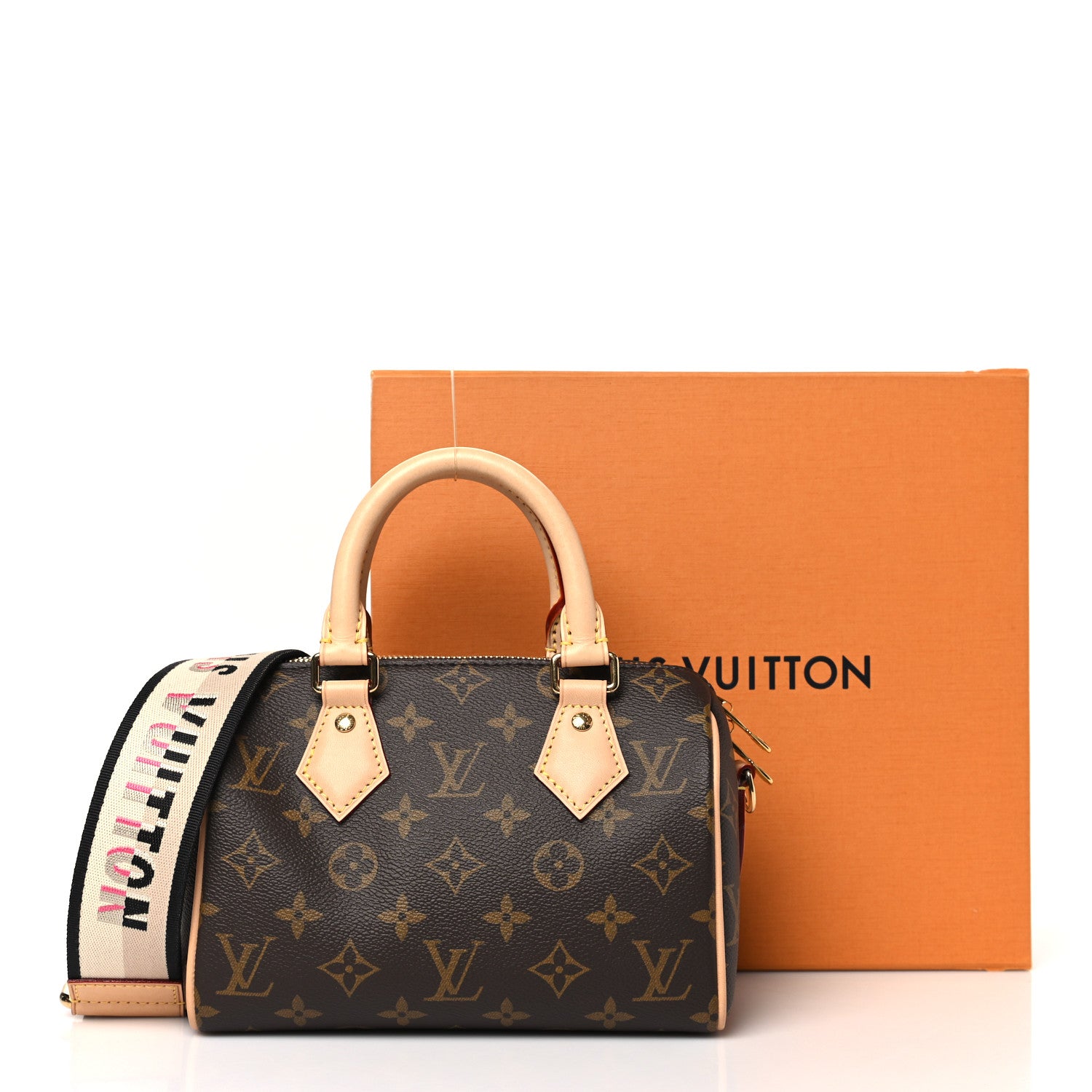 Louis Vuitton Monogram Speedy Bandouliere 20 Black 10 of 10